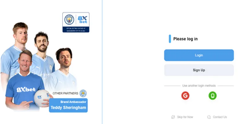 Cụ thể những bước đăng nhập 8XBET cho anh em mới