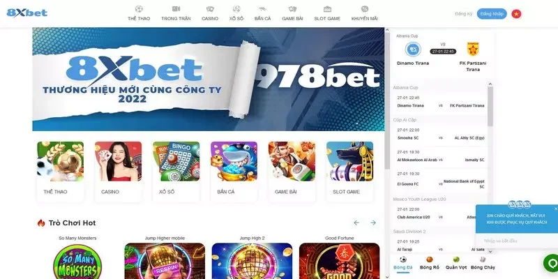 Khái quát thông tin đối tác của nhà cái 8XBET